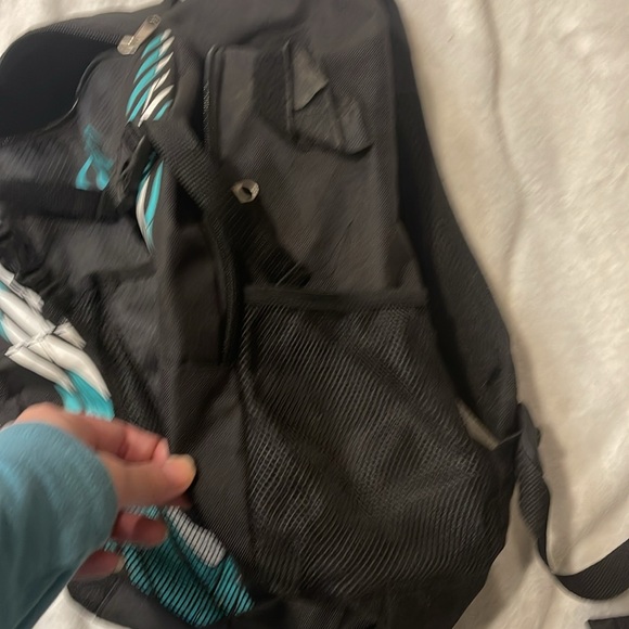 Russell Athletic Black and Blue Backpack - Picture 5 of 7